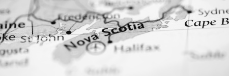 Map of Nova Scotia