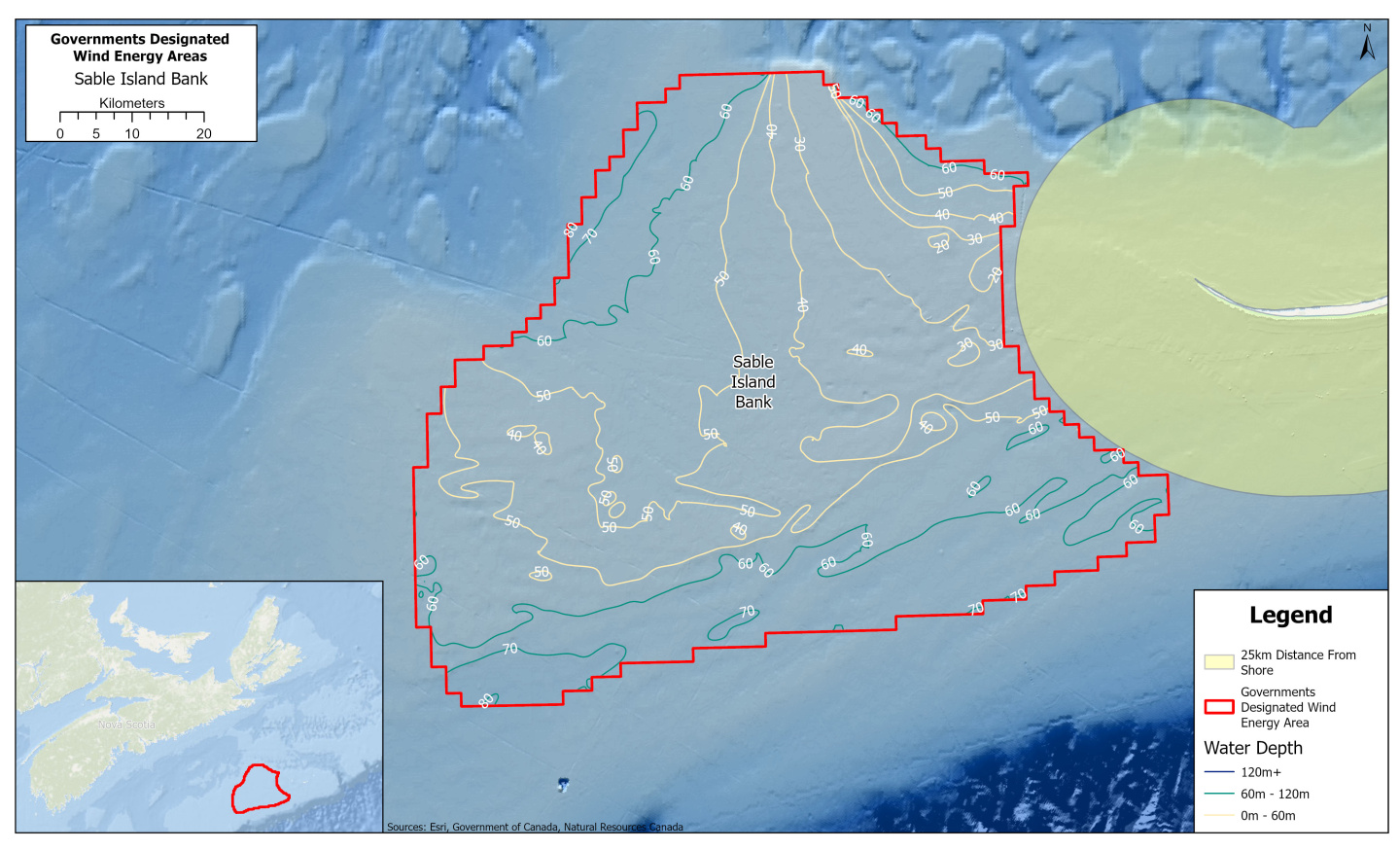 Offshore wind designated Wind Energy Area - Sable Island Bank